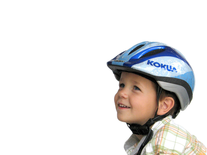 Zubehör KOKUA Fahrradhelm von KED Größe M in blau