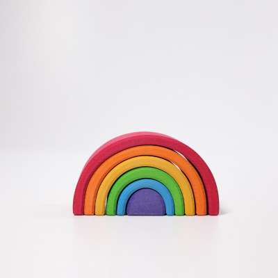 Grimms Regenbogen 6 teilig in Regenbogenfarben Art. 10700 für Kinder ab 1 Jahr