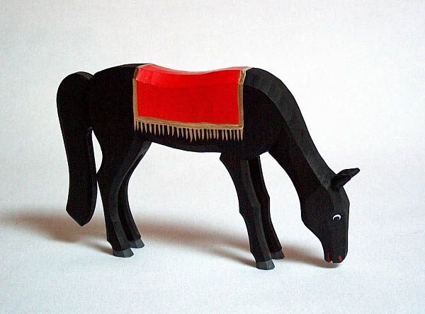 Sievers-Hahn Krippenfigur Araberpferd grasend Art. 1221
